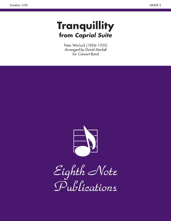 Tranquillity (From Capriol Suite) Conductor Score & Parts