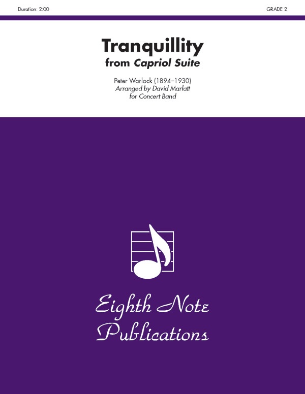 Tranquillity From Capriol Suite Conductor Score