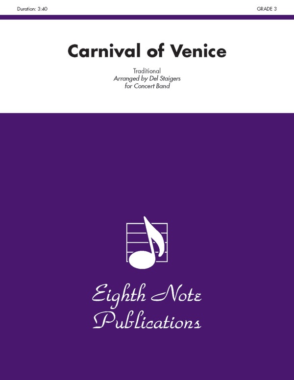 Carnival Of Venice Solo Cornet And Concert Band Conductor Score