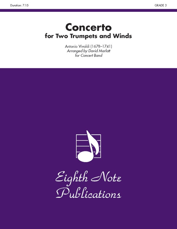 Concerto For Two Trumpets And Winds Conductor Score & Parts