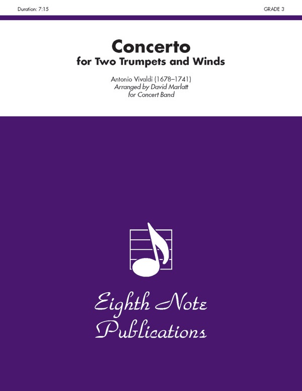 Concerto For Two Trumpets And Winds Conductor Score