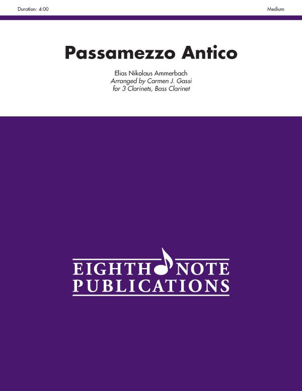 Passamezzo Antico Score & Parts
