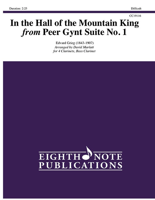 In The Hall Of The Mountain King From Peer Gynt Suite No. 1 Score & Parts