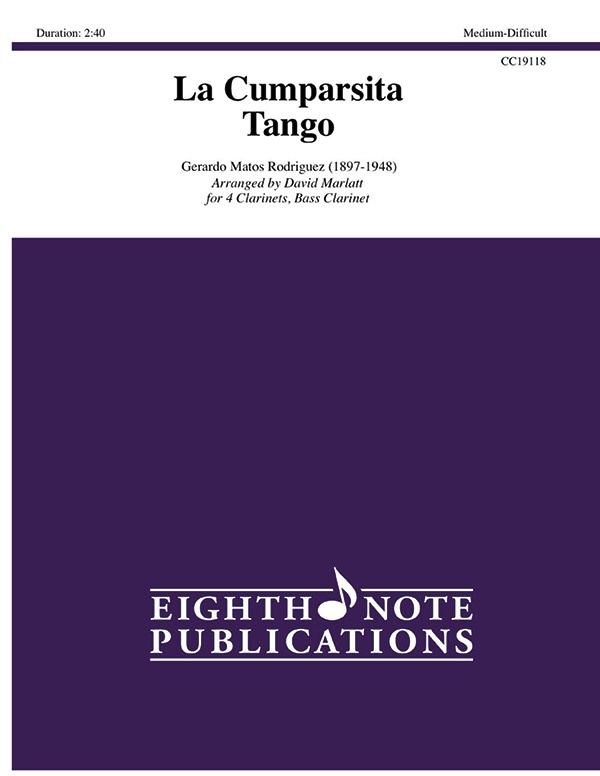 La Cumparsita Tango Score & Parts