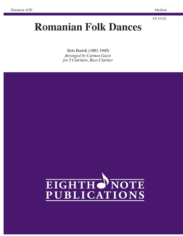 Romanian Folk Dances Score & Parts