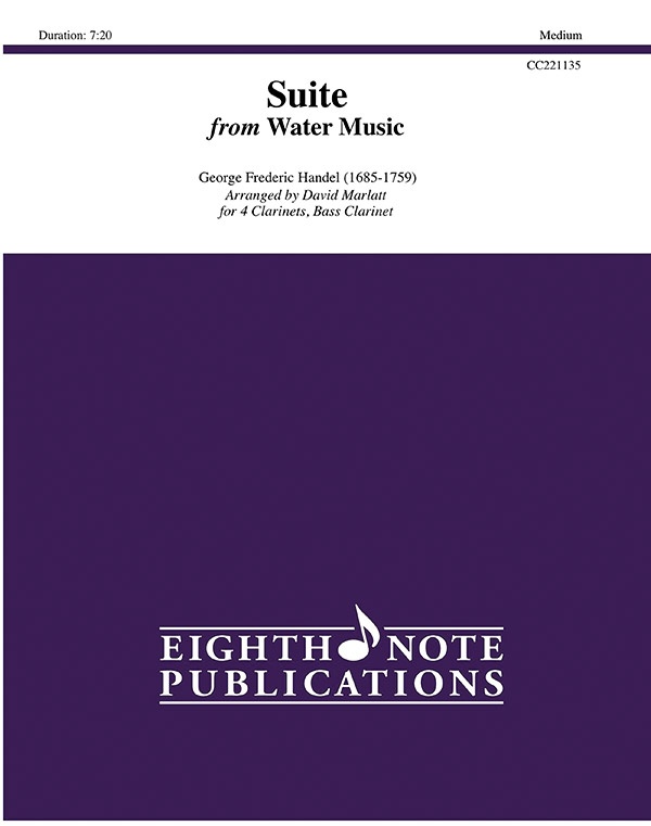Suite From Water Music Score & Parts