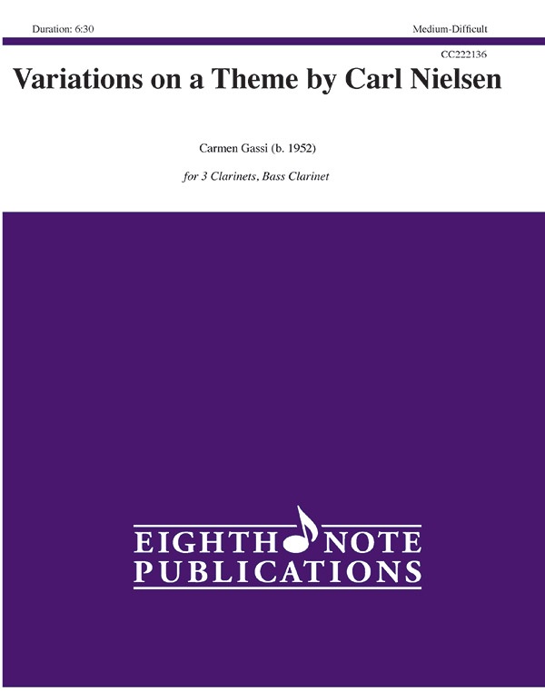 Variations On A Theme By Carl Nielsen Score & Parts