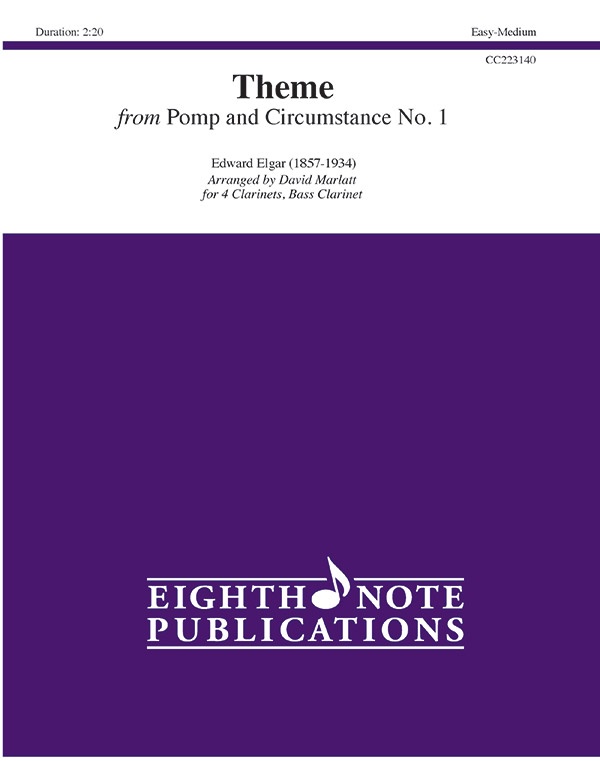 Theme From Pomp And Circumstance No. 1 Conductor Score & Parts