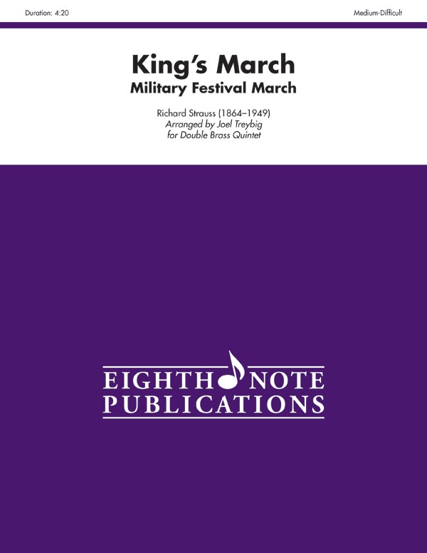 King's March Military Festival March Score & Parts