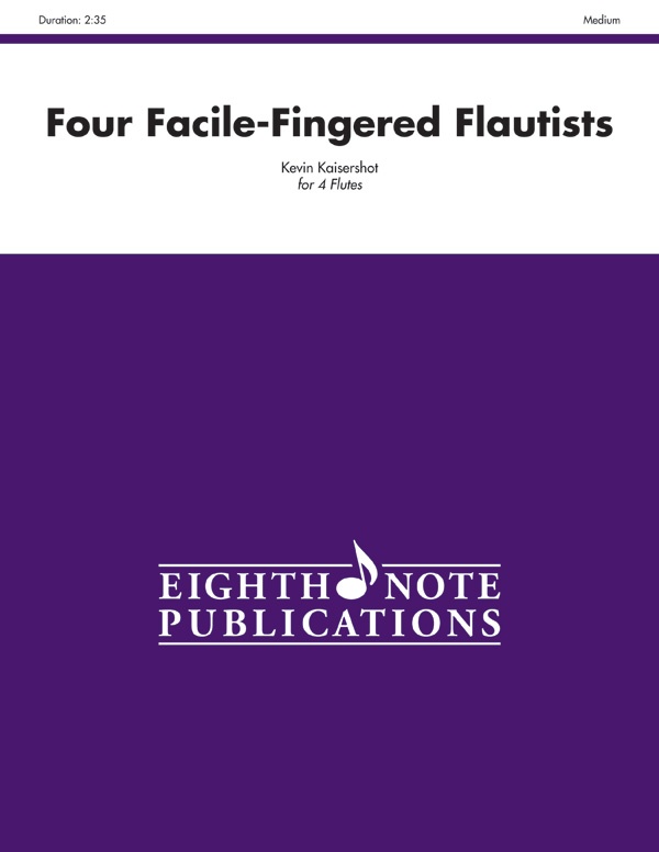 Four Facile-Fingered Flautists Score & Parts