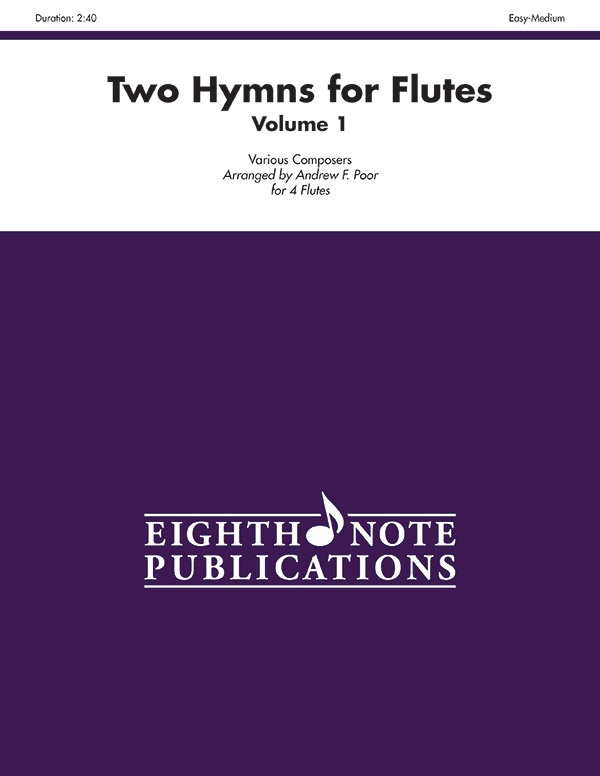 Two Hymns For Flutes, Volume 1 Score & Parts