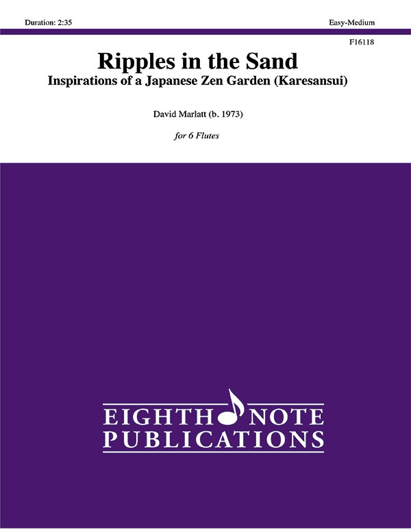 Ripples In The Sand Inspiration Of A Japanese Zen Garden (Karesansui) Score & Parts