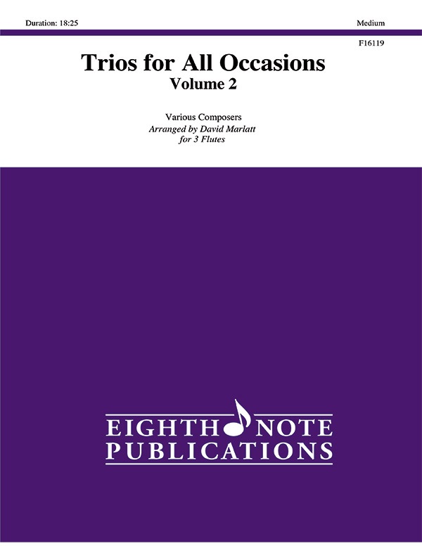 Trios For All Occasions, Volume 2 Score & Parts