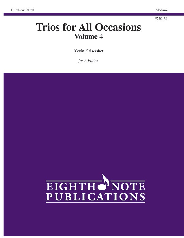 Trios For All Occasions, Volume 4 Score & Parts