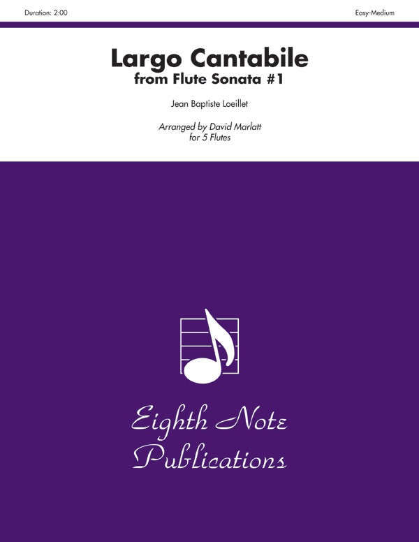 Largo Cantabile (From Flute Sonata #1) Score & Parts