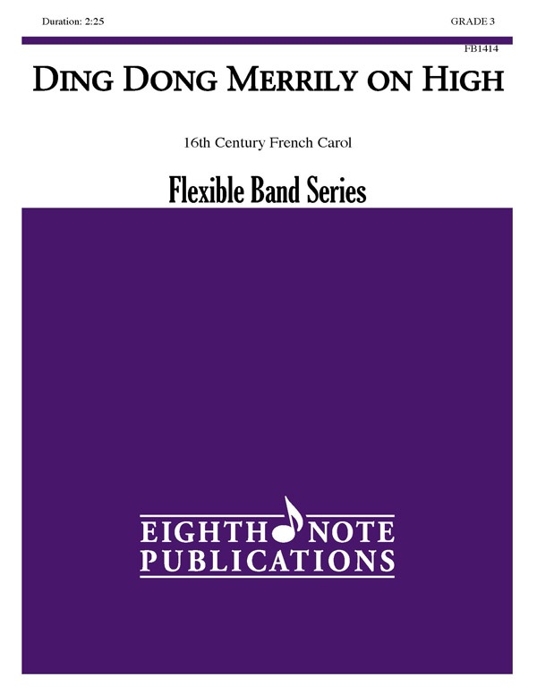 Ding Dong Merrily On High Conductor Score & Parts