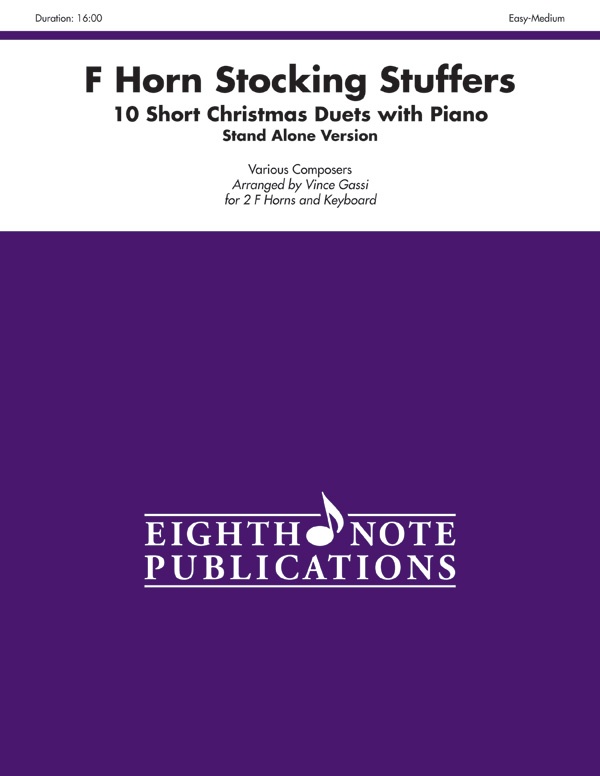 Stocking Stuffers (Stand Alone Version) 10 Short Christmas Duets With Piano Part(S)