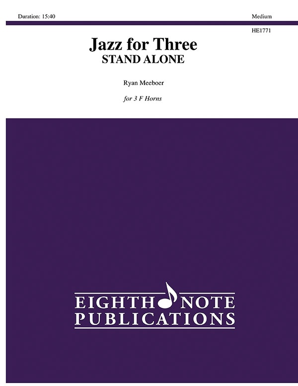 Jazz For Three (Stand Alone Version) Score & Parts