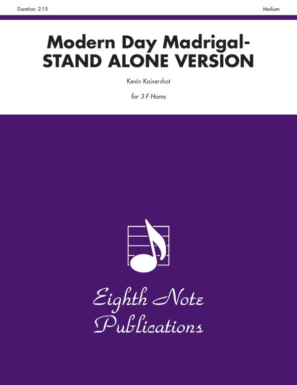 Modern Day Madrigal (Stand Alone Version) Score & Parts