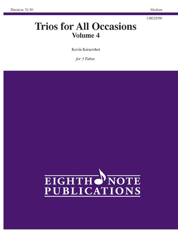 Trios For All Occasions, Volume 4 Score & Parts