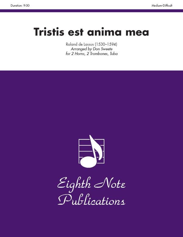 Tristis Est Anima Mea Score & Parts