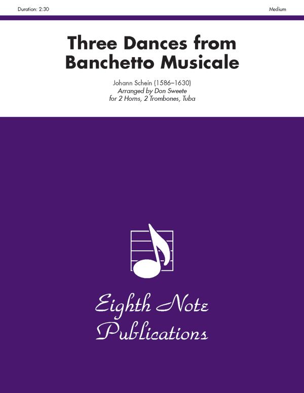 Three Dances (From Banchetto Musicale) Score & Parts