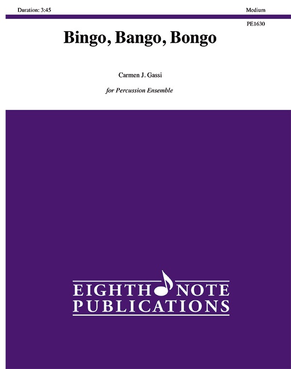 Bingo, Bango, Bongo For 6 Players Score & Parts