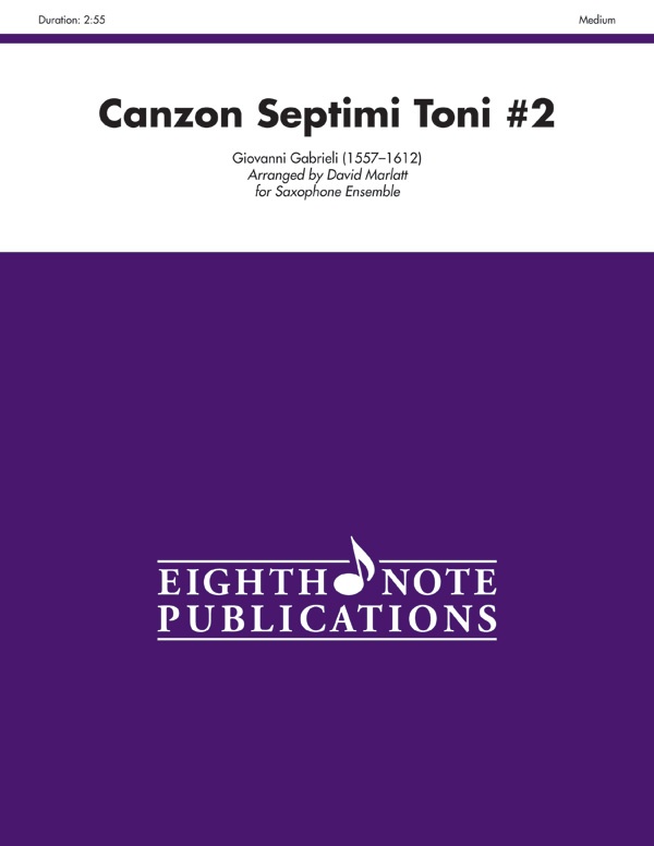 Canzon Septimi Toni #2 Score & Parts