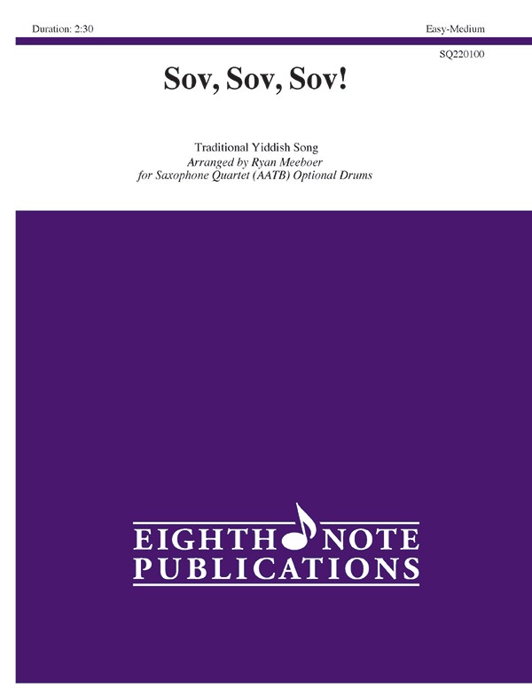 Sov, Sov, Sov! Traditional Yiddish Song Score & Parts
