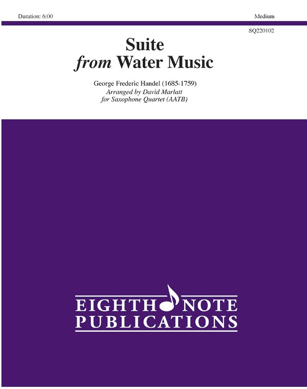 Suite From Water Music Score & Parts