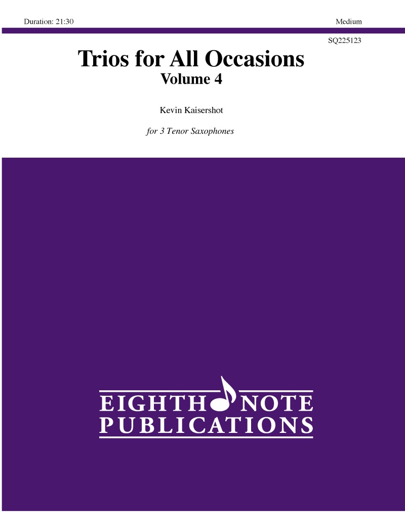 Trios For All Occasions Volume 4 Score & Parts
