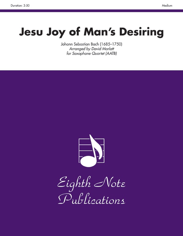 Jesu Joy Of Man's Desiring Score & Parts