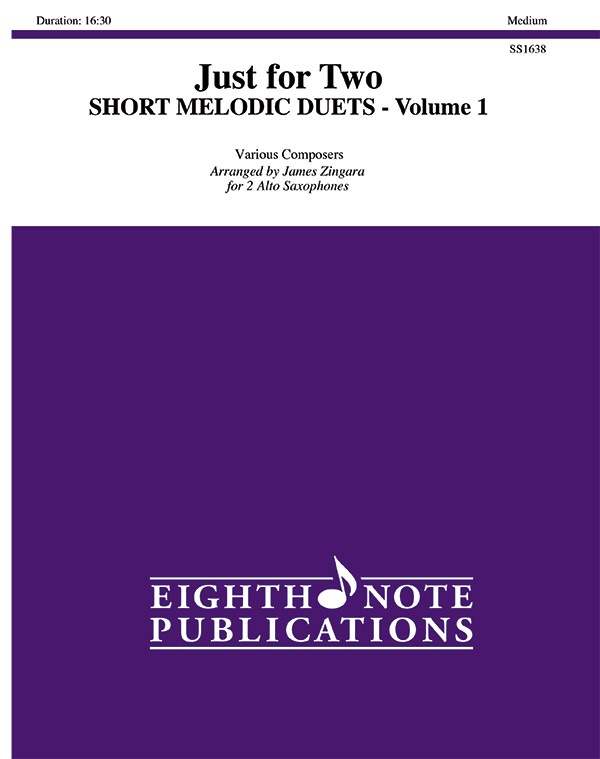 Just For Two: Short Melodic Duets, Volume 1 Part(S)