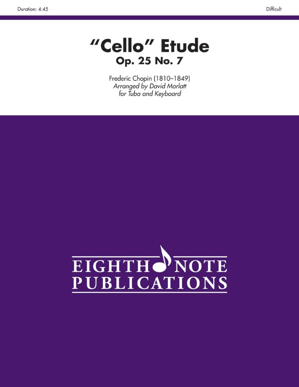 "Cello" Etude, Opus 25, No. 7 Part(S)