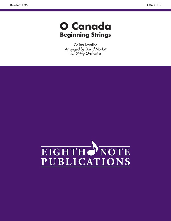 O Canada Conductor Score & Parts