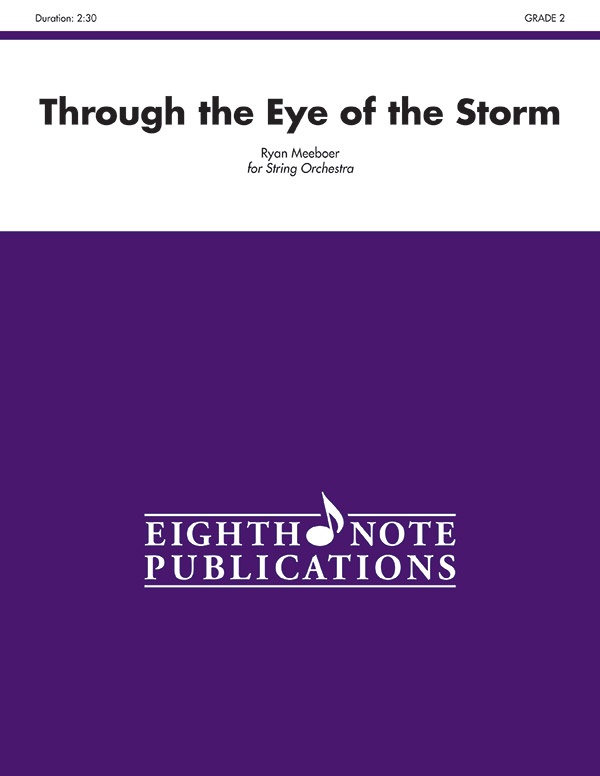 Through The Eye Of The Storm Conductor Score