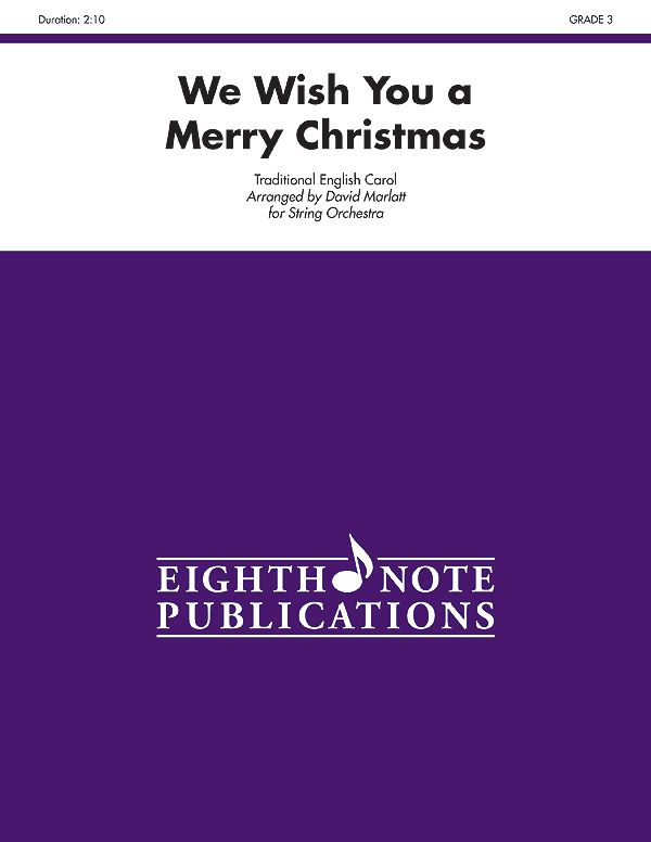 We Wish You A Merry Christmas Conductor Score & Parts