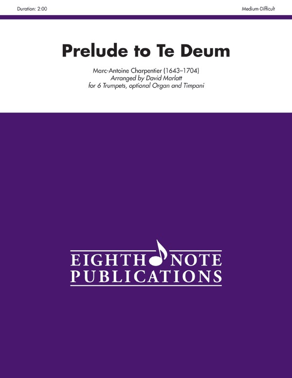 Prelude To Te Deum Score & Parts