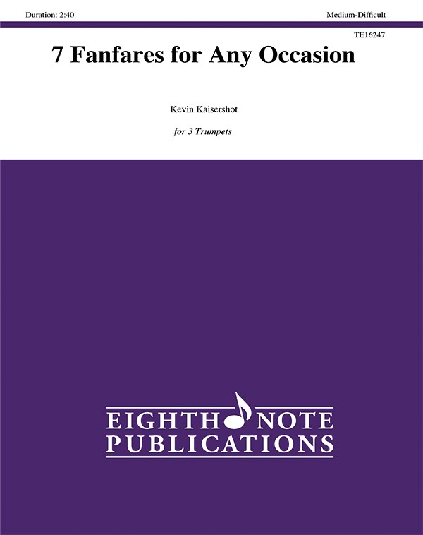 7 Fanfares For Any Occasion Score & Parts