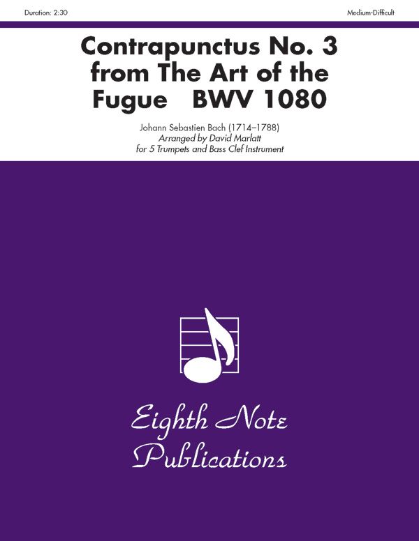 Contrapunctus No. 3 (From The Art Of The Fugue, Bwv 1080) Score & Parts
