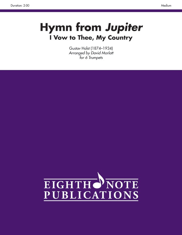 Hymn From Jupiter I Vow To Thee, My Country Score & Parts