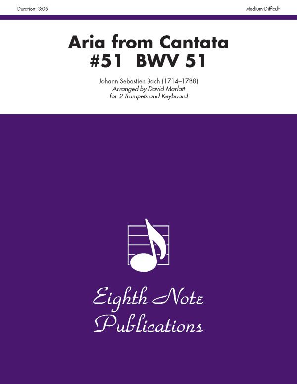 Aria (From Cantata #51, Bwv 51) Part(S)