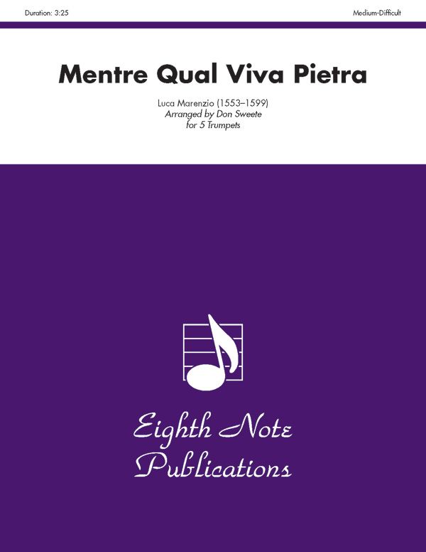 Mentre Qual Viva Pietra Score & Parts