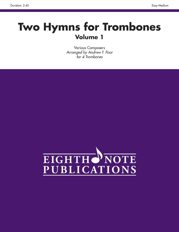 Two Hymns For Trombones, Volume 1 Score & Parts