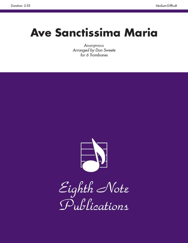 Ave Sanctissima Maria Score & Parts