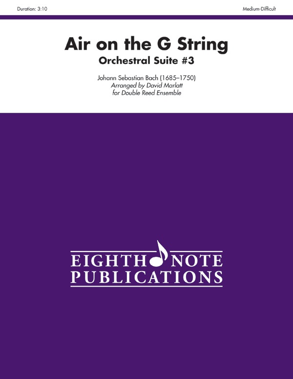 Air On The G String (From Orchestral Suite #3) Score & Parts