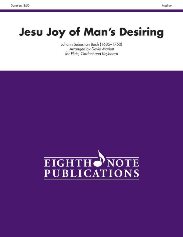 Jesu Joy Of Man's Desiring Score & Parts