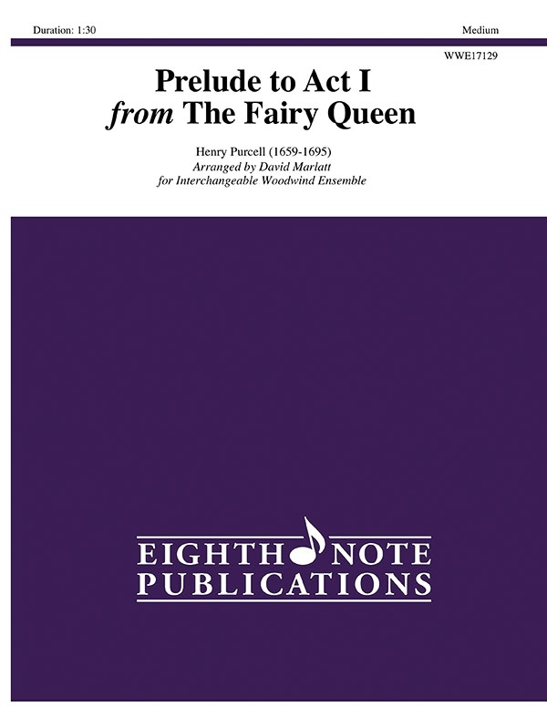 Prelude To Act I From The Fairy Queen Score & Parts