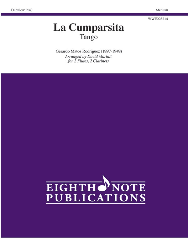 La Cumparsita Tango Conductor Score & Parts