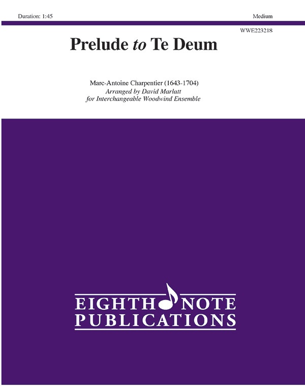 Prelude To Te Deum Conductor Score & Parts
